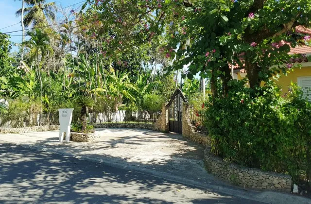Villa Maria Cabarete Dominican Republic Entrance